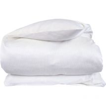 Housse de couette satin de coton grand hôtel 200x200 cm