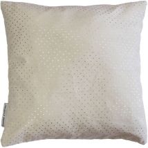 Housse de coussin 40 x 40 cm Suede argent beige