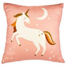Housse de coussin 40x40 cm Licorne