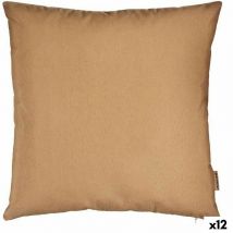 Housse de coussin de 60 x 0,5 x 60 cm beige (12 pièces)