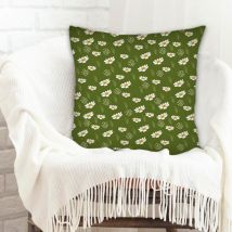 Housse De Coussin Carrée Standard 45x45cm À Fermeture Éclair Invisible Pour Canapé Lit Salon Chambre