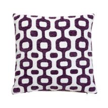 Housse de Coussin Chenille 'Jeni' 40x40cm Violet