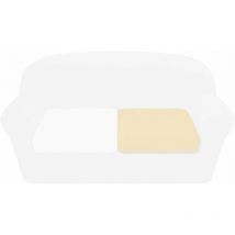 Housse de Coussin de Canapé Extensible Différentes Tailles Housse de Place 2 Places - Beige