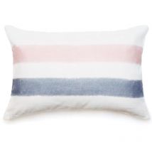 Housse de coussin en lin lavé doublé coton lavé aria Housse de coussin 40x60 cm
