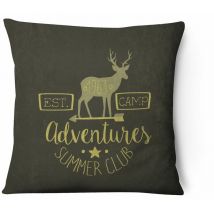 Housse de coussin en velours aventure Forest