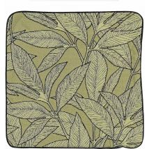 Housse de coussin esprit feuillages Vert 40x40 cm