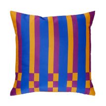 Housse de Coussin Extérieur 'Pia' 40x40cm Bleu Indigo