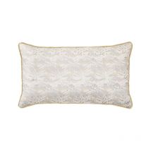 Housse de Coussin "Imprimé" 30x50cm Lin & Or