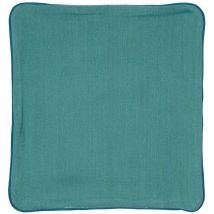 Housse de coussin Libeccio Bleu Paon 40x40 cm