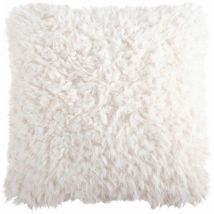 Housse de coussin mouton blanc 40 x 40 cm