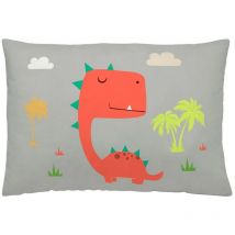 Naturals Housse de coussin réversible Dino 50x30 cm