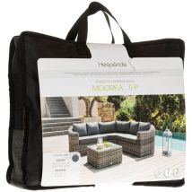 Hesperide - Housse de coussin pour salon Mooréa 5 places terre d ombre en polyester - Hespéride