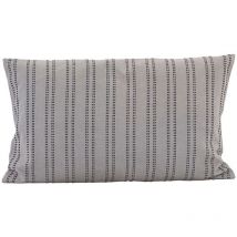 Housse de Coussin Rectangle en Coton Gris clair 50 x 30 cm