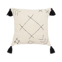 Housse de Coussin 'Stitch' 40x40cm Beige