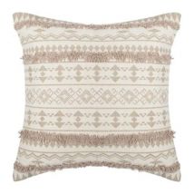 Housse de Coussin Tuftée 'Etnik' 40x40cm Lin