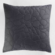Housse de coussin uni Dolina Anthracite 40cm