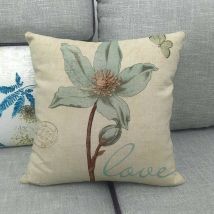Housse de coussin,Coussin de garnissage 45x45 cm - Rétro a- linge de haute qualité