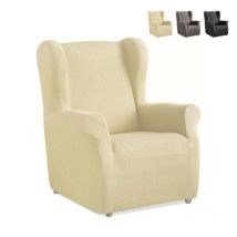 Le Roi Du Relax - Housse de fauteuil en tissu extensible universel Cuerta - Beige
