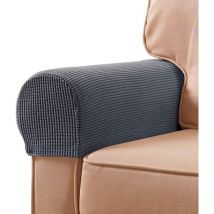 Housse de fauteuil Lot de 2 Housse de fauteuil en tissu spandex élastique imperméable et antidérapant pour fauteuils, canapés et fauteuils de