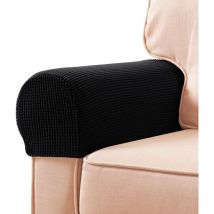 Housse de fauteuil Lot de 2 Housse de fauteuil en tissu spandex élastique imperméable et antidérapant pour fauteuils, canapés et fauteuils de