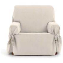 Toscohome - Housse de fauteuil universelle 80/120 cm beige avec lacets - Levante