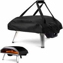 Jusch - Housse de four à pizza Ooni Koda 16, mperméable et résistant aux intempéries, sac de transport, fourre-tout pour four à pizza - Noir (66 x 60