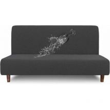 Housse de Canape Extensible Places, Housse de Canapé sans Bras Élastique, Couverture de Canapé Jacquard, Couverture de Canapé-Lit