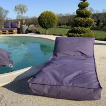 Homemaison - Housse de matelas bain de soleil Violet aubergine 160x65 cm