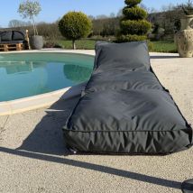 Homemaison - Housse de matelas bain de soleil Gris anthracite 160x65 cm