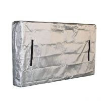 Ikodm - Housse de matelas imperméable pour le déménagement, Sac de déménagement pour matelas avec poignées et fermeture éclair solide, 195,6 cm (l) x