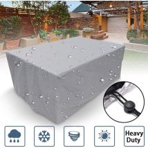 Housse de meubles de jardin, imperméable à l'eau, coupe - vent, résistant à la poussière, tissu Oxford résistant à la déchirure, couverture de chaise