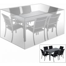 Helloshop26 - Housse de mobilier de jardin pour mobilier de jardin bâche pe transparente
