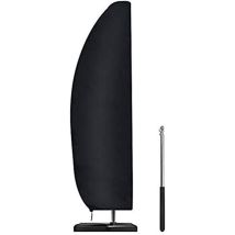 Ousudela - Housse de parasol (noir, 265x50x70x40CM )Imperméable extérieur
