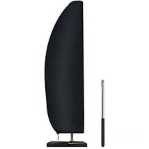 Basetbl - Housse de parasol noir 265x50x70x40CM Imperméable extérieur