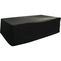 Habitat Et Jardin - Housse de protection pour salon de jardin - 294 x 114 x 77 cm - Noir