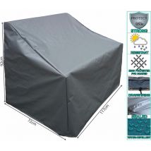 Quick-star - Housse de protection bâche Bahia lounge sofa Gris 117x78x92 / 57cm