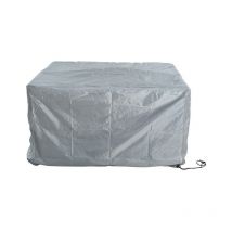 Estexo - Housse de protection pour salon de jardin en polyester gris 190x68x68 cm