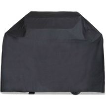 Housse de protection BARBECUE 142 x 43 x 120 cm NOIRE COVER Doublée rembourée