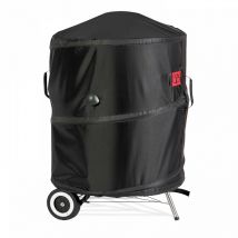 Houuse ronde l de barbecue en polyester noir