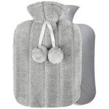 Feiyue - Housse de protection d'hiver 2l Housse de bouillotte amovible en peluche Housse chaude résistante au froid Conservation de la chaleur