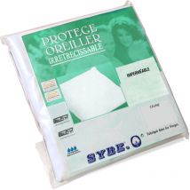Housse de protection d'oreiller imperméable 60x60 cm Céline Blanc