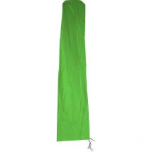 Housse de protection hhg pour parasol jusqu'à 4 m, gaine de protection avec zip, vert