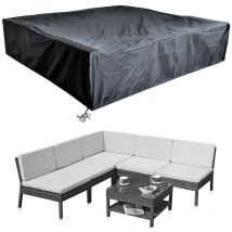 Mucola - 195x195x67 cm Housse de protection Meubles de jardin Bâche en tissu