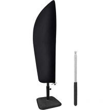 Aafgvc - Housse de Protection Parasol avec Tige, (265cm 210D), Housse de Parasol en Tissu Oxford imperméable, Housse de Protection Parasol déporté,