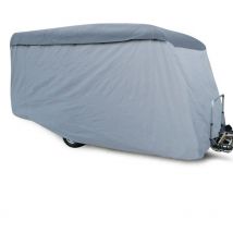 Wiltec Housse de protection pour caravane – Taille s / 426 x 225 x 220 cm – Bâche pour camping-car à revêtement imperméable