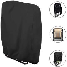 Csparkv - Housse de Protection pour Chaise Longue Pliante, Housse de Rangement Oxford pour Fauteuil Relax, imperméable, Anti-UV, protège Contre Les