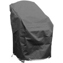 Green Club - Housse de protection pour chaises de jardin empilables Haute qualité polyester l 70 x l 65 x h 70 Couleur Anthracite