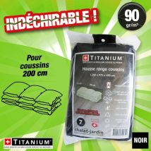 Titanium - housse protection indechirable coussins 200