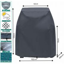 Quick-star - Housse de protection pour couvercle de gril 102x49x103cm Tepro Toronto Grill bbq