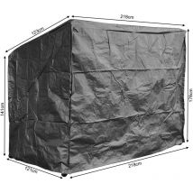 Quick-star - Housse de protection pour Hollywood Swing Triumph 3 Seater 219x121x178cm pe Grey